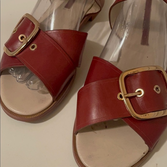 Zara women chocolate color beautiful sandals.Twisting around the Ankles - Picture 8 of 14